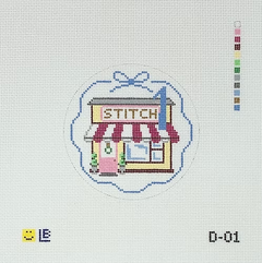 D-01 Needlepoint Shop Round