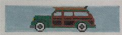 KC-125B Green Woody Station Wagon Key Fob