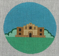 PP874BD San Antonio Travel Round - The Alamo