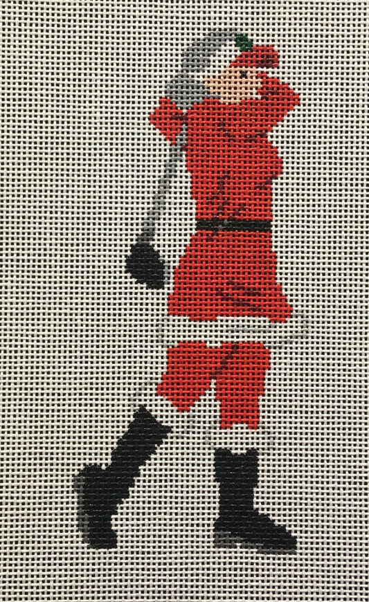 TSS-128 Golfing Mrs. Claus - 18 Mesh