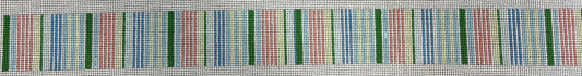 B571 Green and Blue Stripes Belt