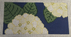 FLR102B-2 Ivory Hydrangea Clutch