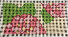 FLR102C-2 Pink Hydrangea Clutch