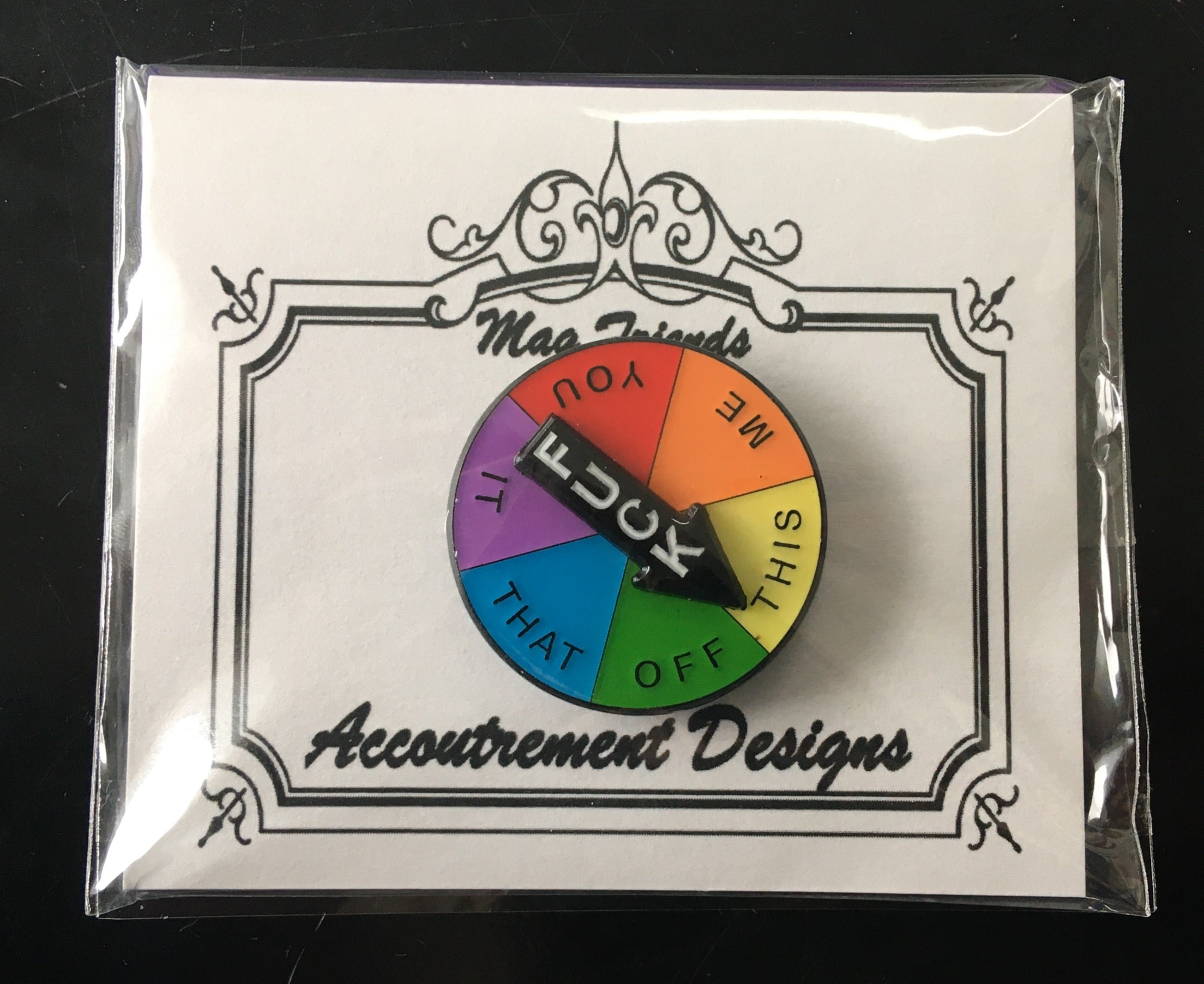 Sweary Spinner Needleminder Magnet