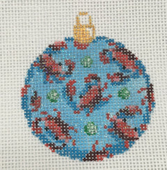 CT1470R Red Crab Ball Ornament
