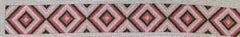 B557H Pink and Green Diamonds Belt
