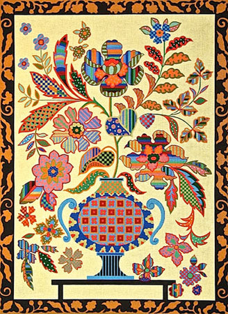 AB17 Giant Patterned Floral