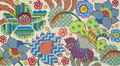 AB45 Patterned Flowers