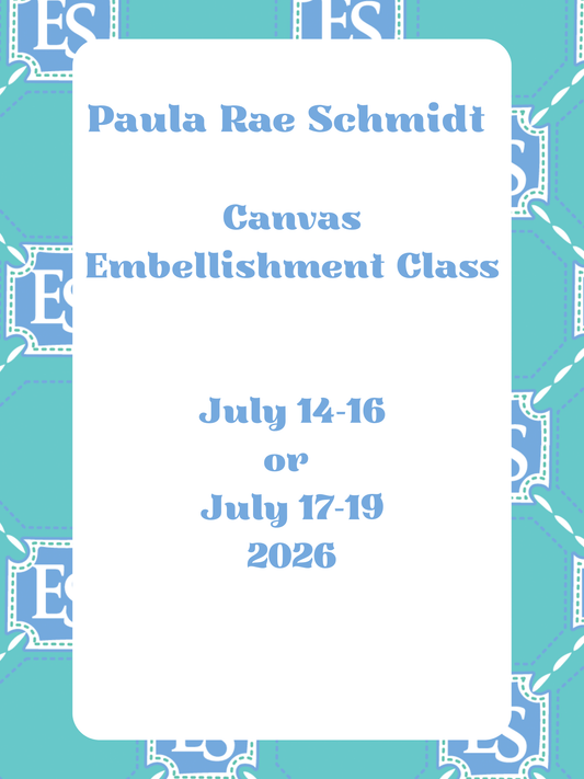 Canvas Embellishment Class with Paula Rae Schmidt