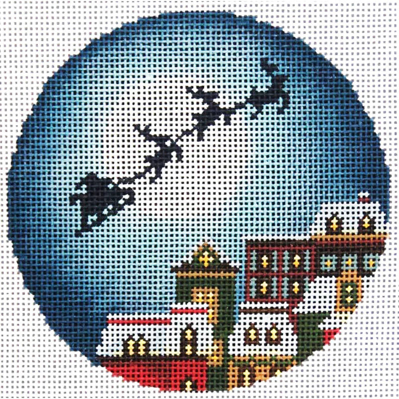 AC012 Christmas Eve Town Ornament