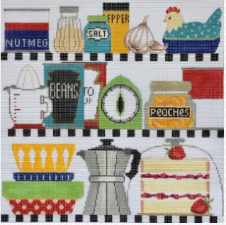 AL-049 Retro Kitchen Shelves