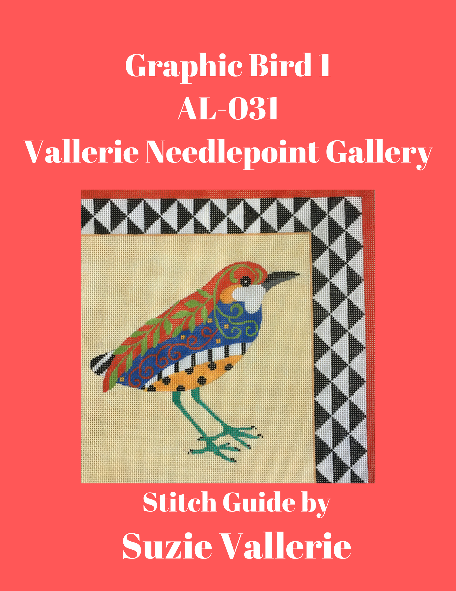 AL-031 Graphic Bird 1 Stitch Guide