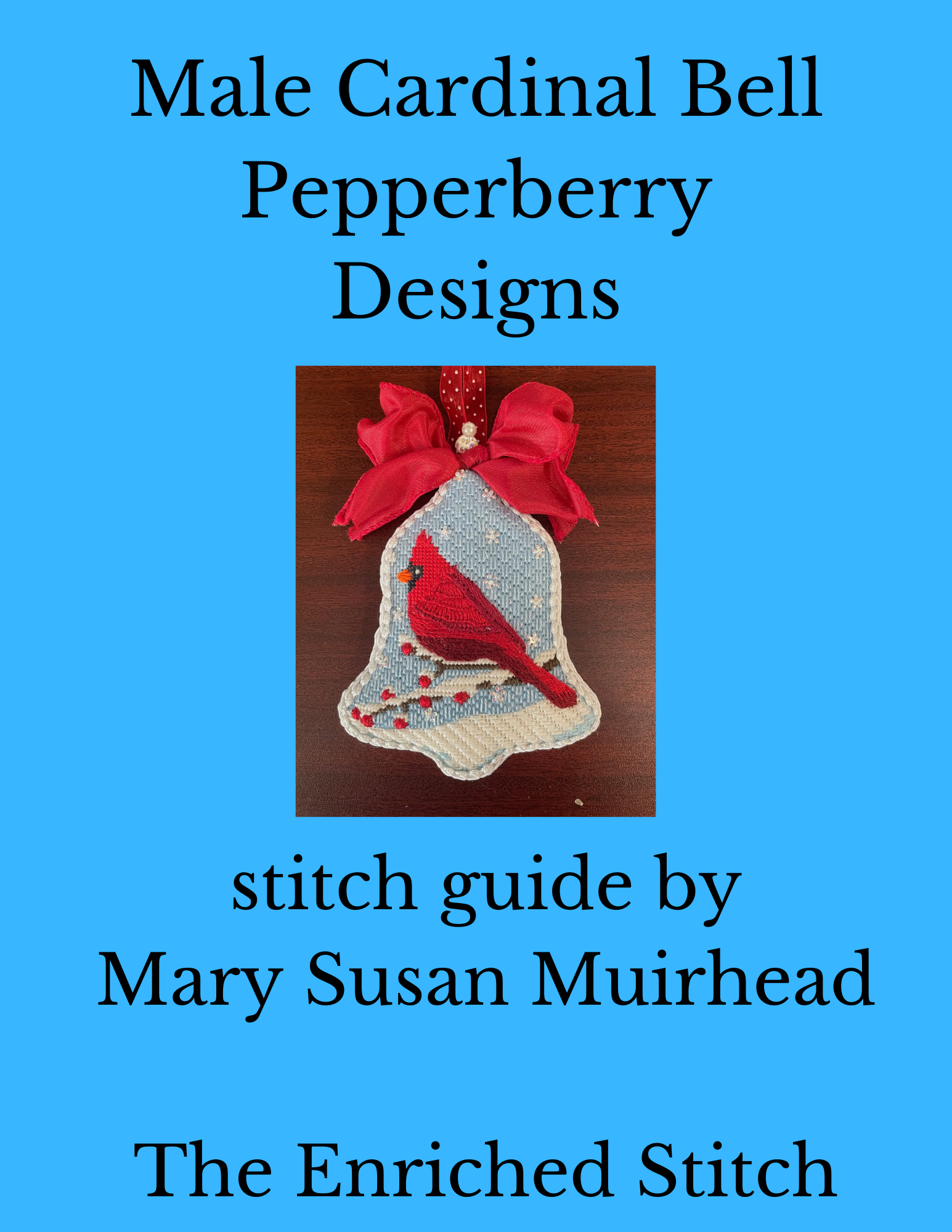 Male Cardinal Bell Stitch Guide – The Enriched Stitch