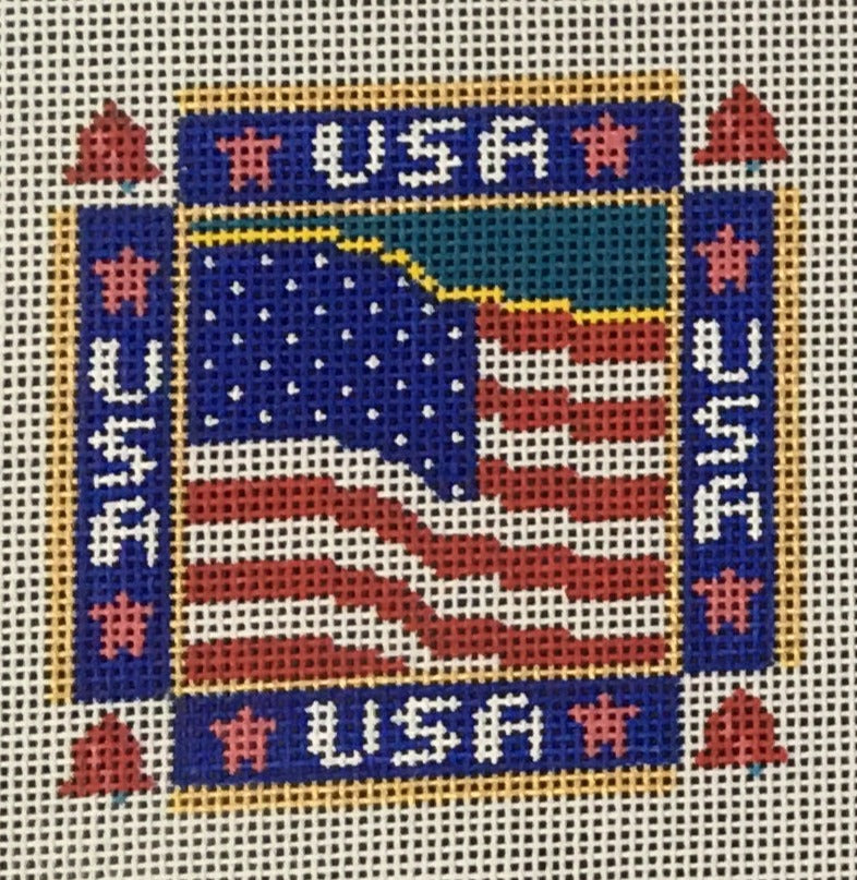 PP885AQ Flag Square – The Enriched Stitch