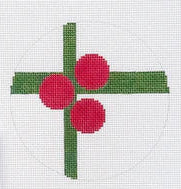 CA-22 Card art ornament- green cross