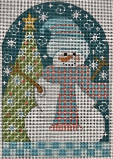 CH-884 Snowman With Blue Scarf