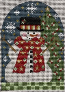 CH-885 Snowman With Red Scarf