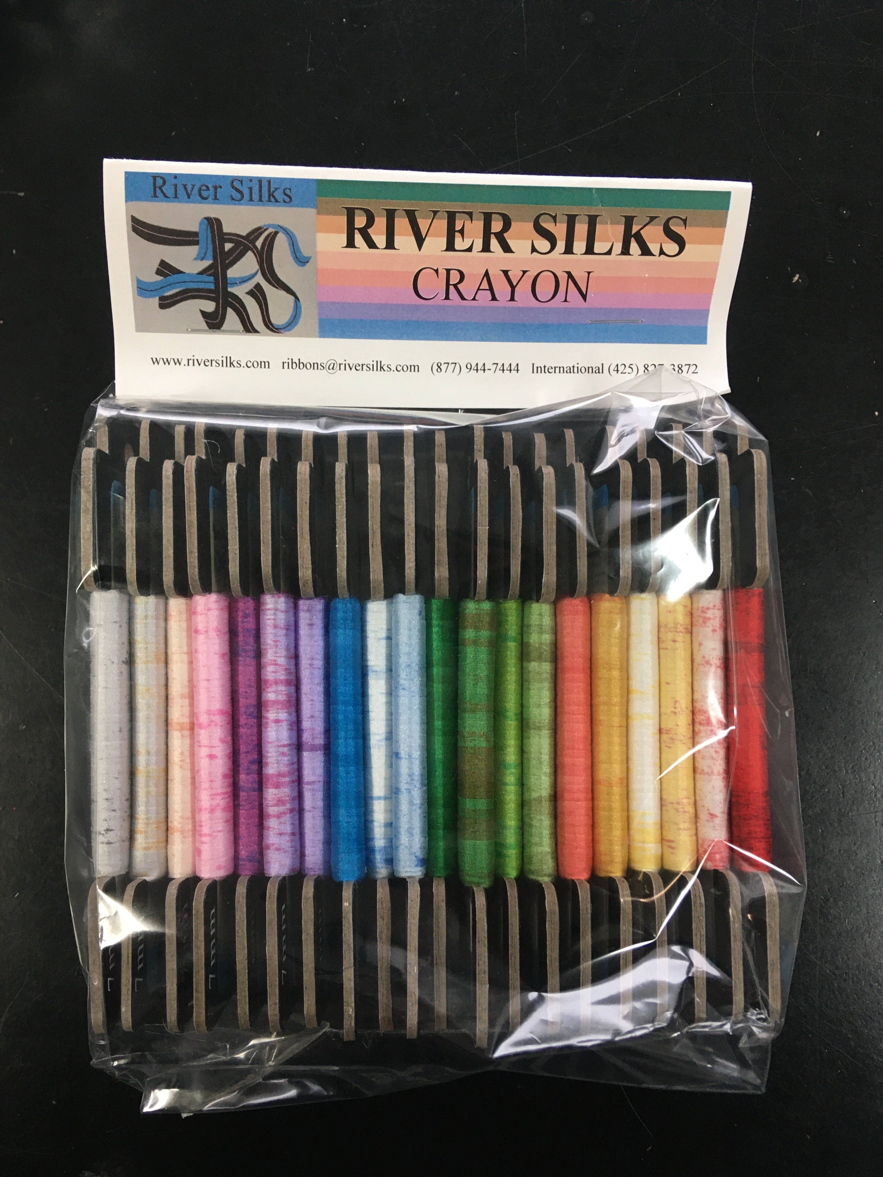 Crayon Ribbon Collection 7mm – The Enriched Stitch