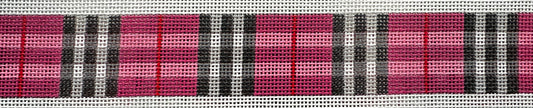 493b Preppy Plaid Belt - Pink