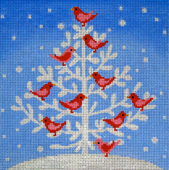 D8134 Snow Bird Tree