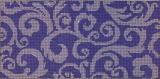 DE102 Purple Swirls Eyeglass Case