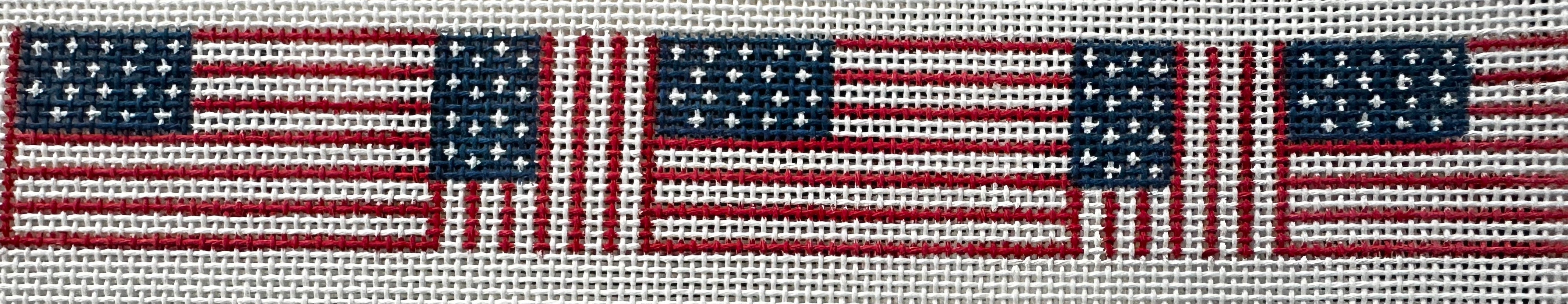 318a American Flag Repeat Belt