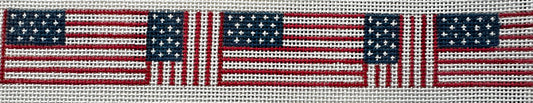 318a American Flag Repeat Belt