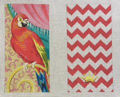 EY144 Red Parrot Eyeglass Case