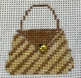HB-76 Mini Purse Tan Stripe
