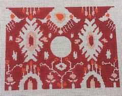KCD4135R Ikat Clutch - Red