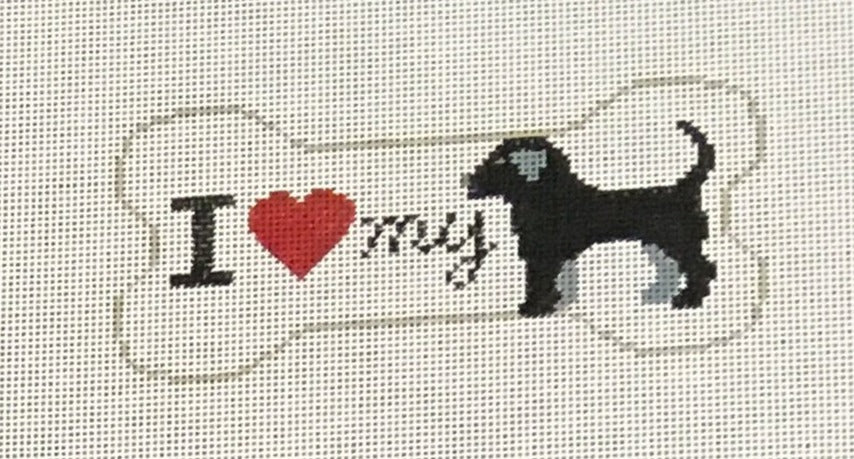 PS216 I Love My Black Lab Bone