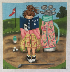 GE-P290 Golfer Stitching Girl