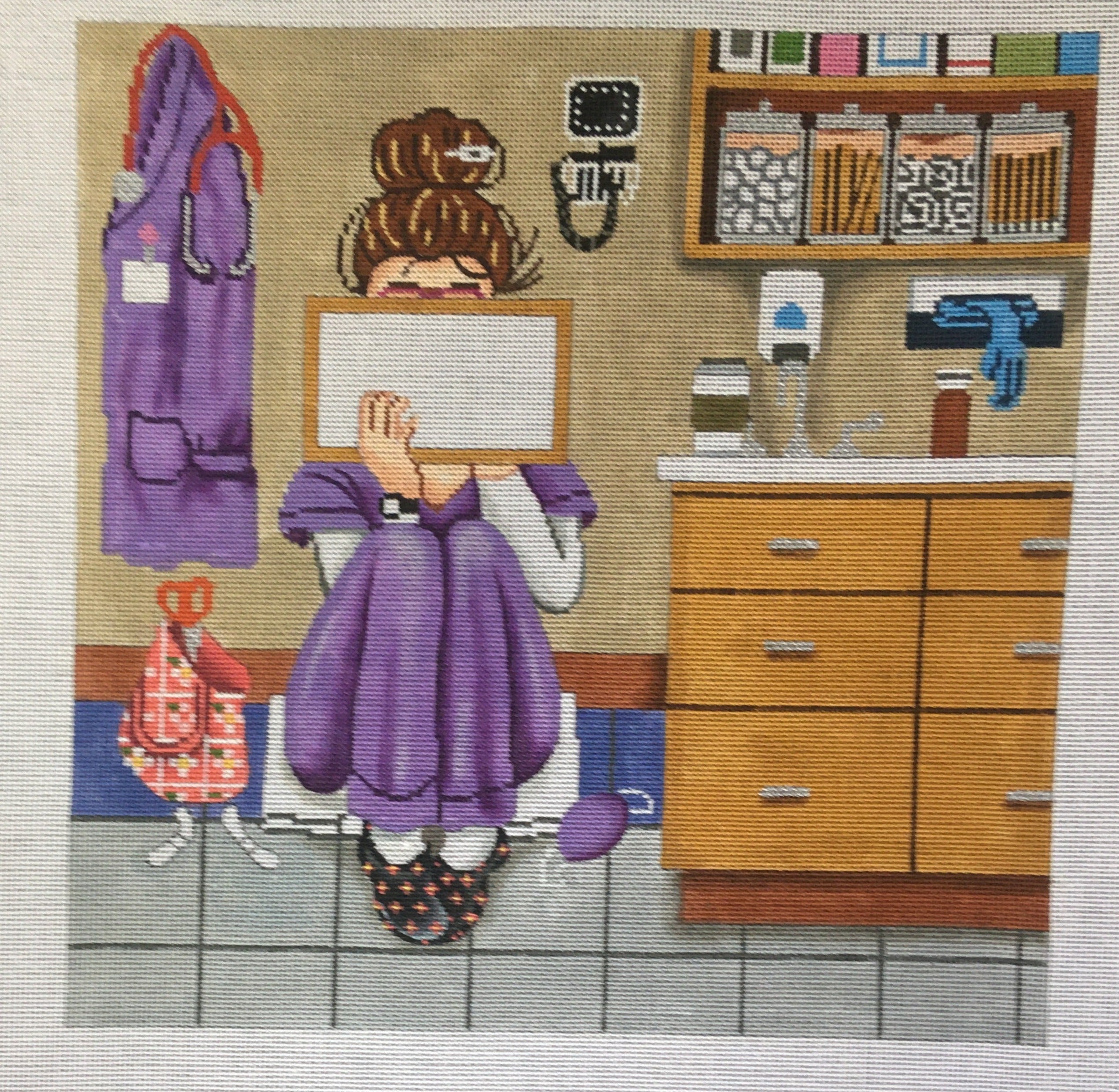 GE-P357 Doctor Stitching Girl – The Enriched Stitch