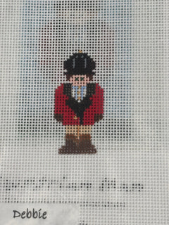 PP242BM Mini Equestrian Man in Red