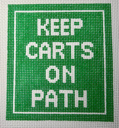 SLS413 Keep Carts on Path