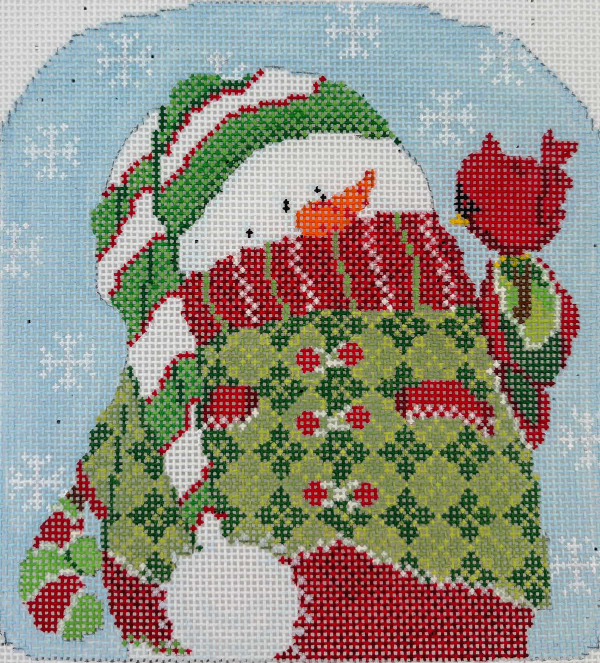 SS-XO15 Snowman with Cardinal