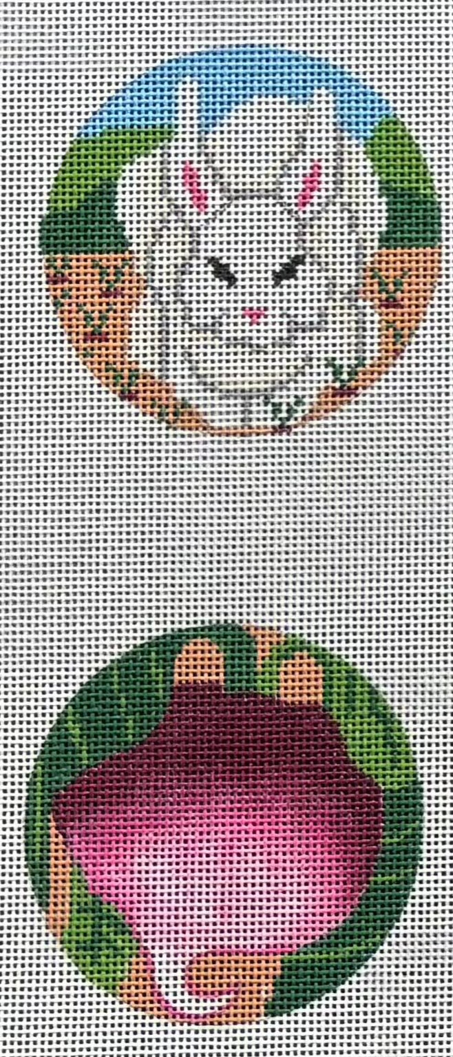 B-311C Bunny Medallion with Radish