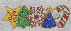 LL-C-1225 Christmas Cookies - 18 Mesh