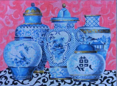 MC315 Blue Vases