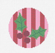 ND-133 Pink and Red Holly