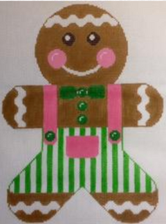 RD047 Giant Gingerbread Boy - Pink and Lime