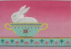 ZE453 Bunny in a Soup Bowl