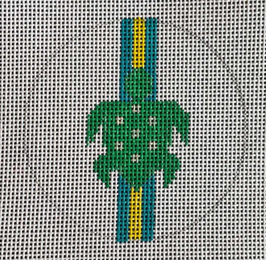 O-20 Turtle on Stripe Ornament