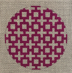 IN105 Fuchsia Lattice Round