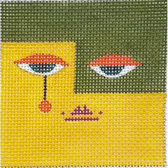 ZE666 Teal Eyes Square