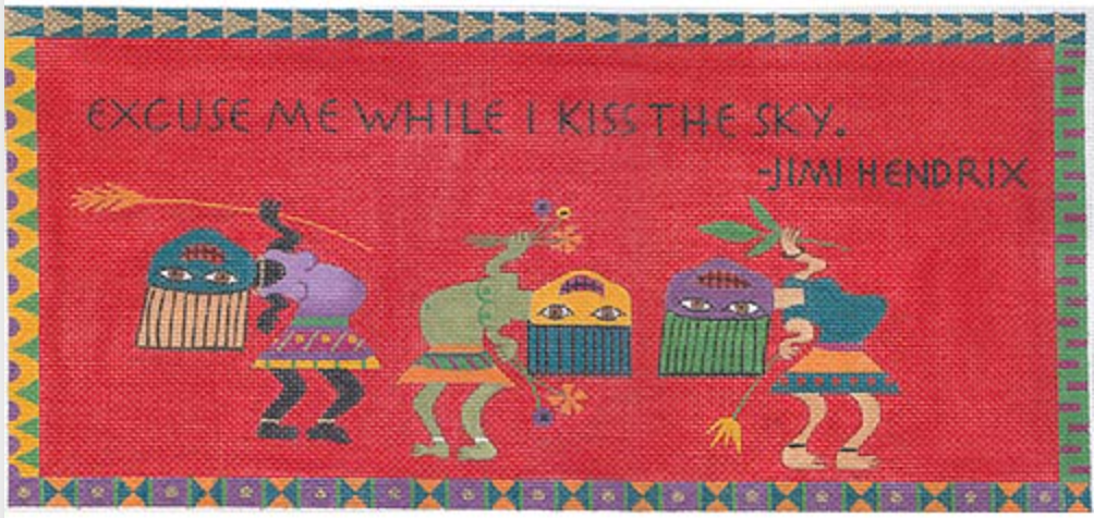 ZE583 Excuse Me While I Kiss the Sky - Jimi Hendrix