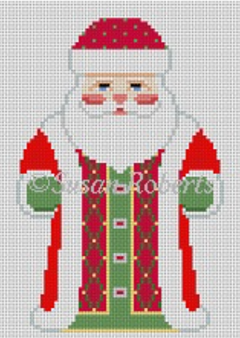 1221f Long Coat Santa