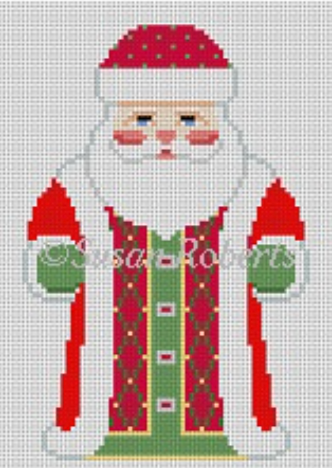 1221f Long Coat Santa
