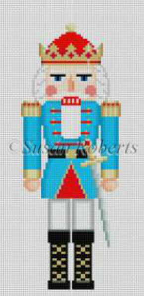 4284 Aqua King Nutcracker