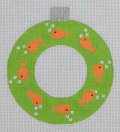 FR11 Cat Picture Frame Ornament - Fish